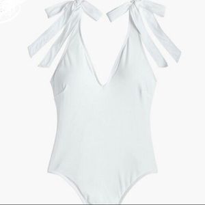 J.Crew Shoulder-Tie Swimsuit